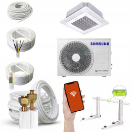 Klimatyzator kasetonowy Samsung CAC WindFree 5,0 kW R32 600x600 Zestaw 4mb