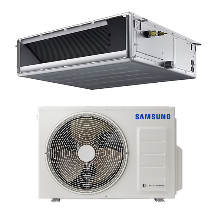 Klimatyzator Samsung kanałowy MSP 3,5 kW R32 - kontrola ciśnienia