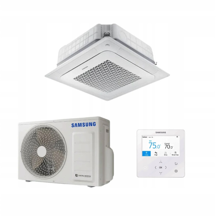 Klimatyzator kasetonowy Samsung WindFree 7,1 kW 4-kierunkowy R32