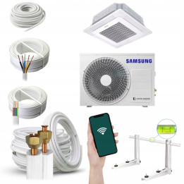 Klimatyzator kasetonowy Samsung CAC Premium 3,5 kW Wind-Free R32 Zestaw 6mb
