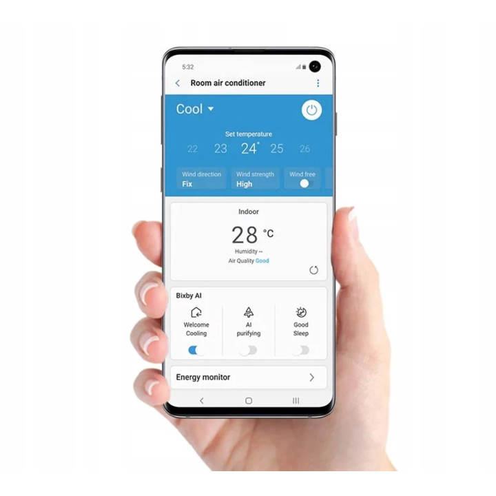 Klimatyzator ścienny Samsung WindFree Comfort S2 2,5 kW WiFi R32