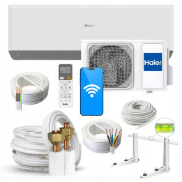 Klimatyzator Ścienny HAIER Revive Plus 2,7kW do domu + zestaw montażowy