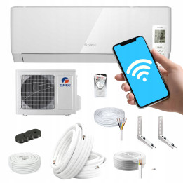 Klimatyzator ścienny domowy 5kW 50m2 WiFi Komplet