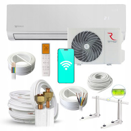 Klimatyzator Ścienny Rotenso Elis Silver X 2,6kW do domu + zestaw Rodigas