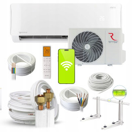 Klimatyzator Ścienny Rotenso Imoto 2,6kW do domu + zestaw 3mb Rodigas
