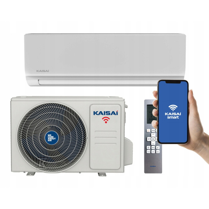 Pompa Kaisai HOT 3D WiFi HEPA Do grzania 3,5kW Klimatyzator Grzanie Klimaty