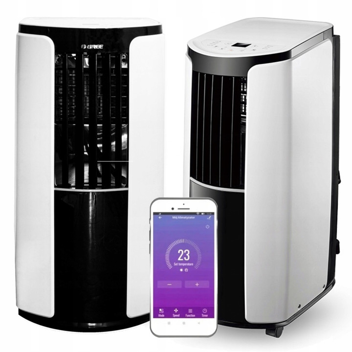 Przenośna Klimatyzacja GREE SHINY 2,9kW WiFi Pilot