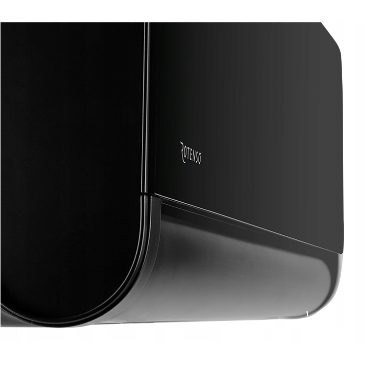 Klimatyzator Ścienny Rotenso Versu Mirror Black X 2,6kW zestaw 3mb Rodigas