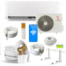 Klimatyzator Ścienny Rotenso Mirai 3,5kW do grzania + zestaw 3mb Rodigas