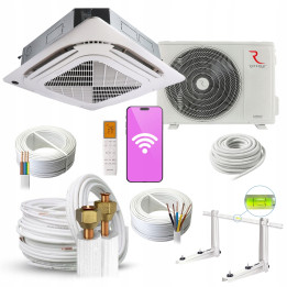 Klimatyzator Kasetonowy Rotenso Tenji 8,8kW wydajny + zestaw 6mb Rodigas