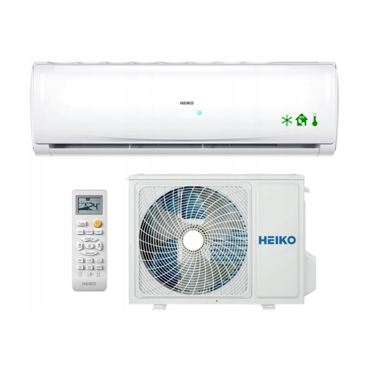 Klimatyzator do domu biura Split HEIKO BRISA 2,6 kW WIFI mocna klimatyzacja