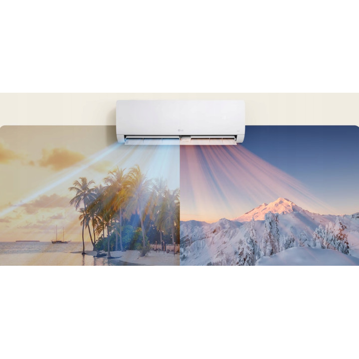 Klimatyzator ścienny domowy LG DUALCOOL WZ 3,5kW 40m2 WiFi WYDAJNY
