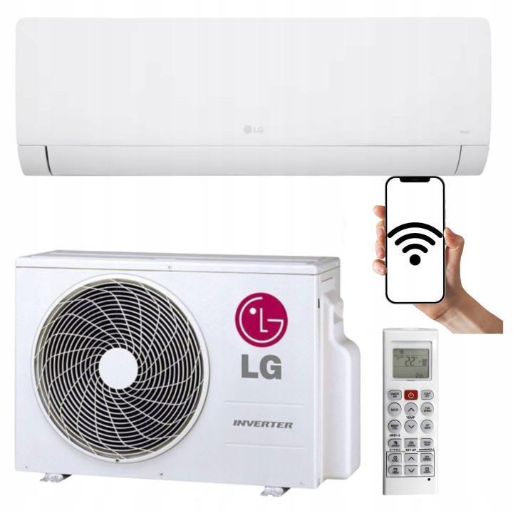 Klimatyzator ścienny domowy LG DUALCOOL WZ 3,5kW 40m2 WiFi WYDAJNY
