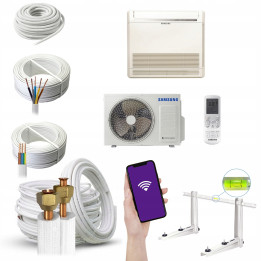 Klimatyzator konsolowy Samsung AC035 3,5 kW jonizator SPI R32 Zestaw 4mb