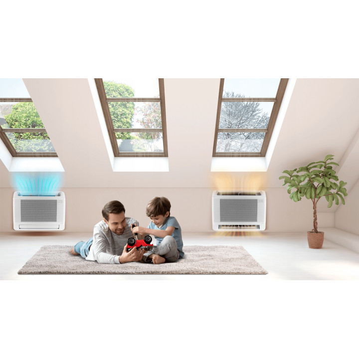 Klimatyzator Konsolowy Rotenso Aneru HP 2,6kW do domu + zestaw 3mb Rodigas
