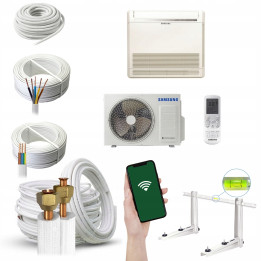 Klimatyzator konsolowy Samsung 2,6 kW R32 dwa nawiewy Zestaw 7mb