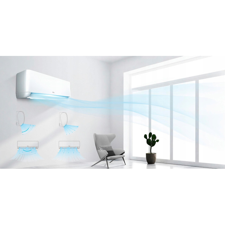 Klimatyzator TCL Elite White Biały 5kW 4D WiFi Klimatyzacja Pompa Ciepła