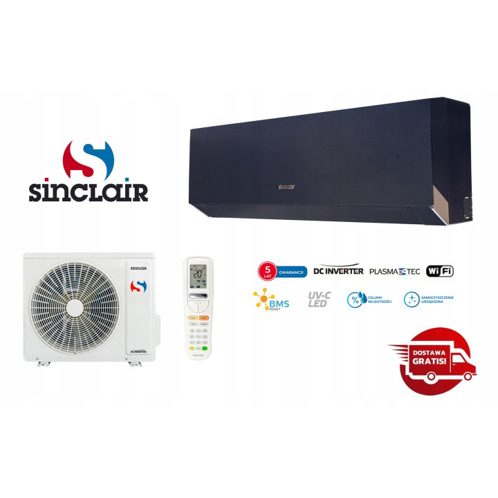 Klimatyzator ścienny Sinclair Marvin Navy 2,7kW / 3,0kW