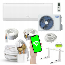 Klimatyzator ścienny AUX Q-Smart Plus 5,3kW + zestaw 3mb uchwyt Rodigas