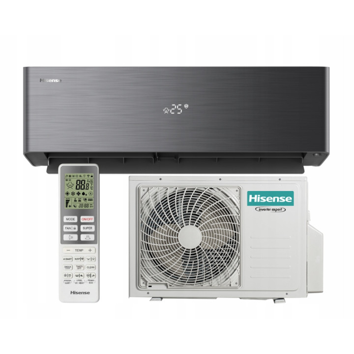 Klimatyzator ścienny Hisense Energy Pro X 5kW czarny