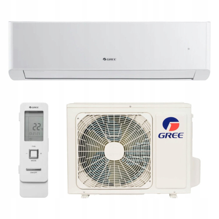 Klimatyzator ścienny GREE Amber Prestige 7,0kW WiFi, automatyczne żaluzje