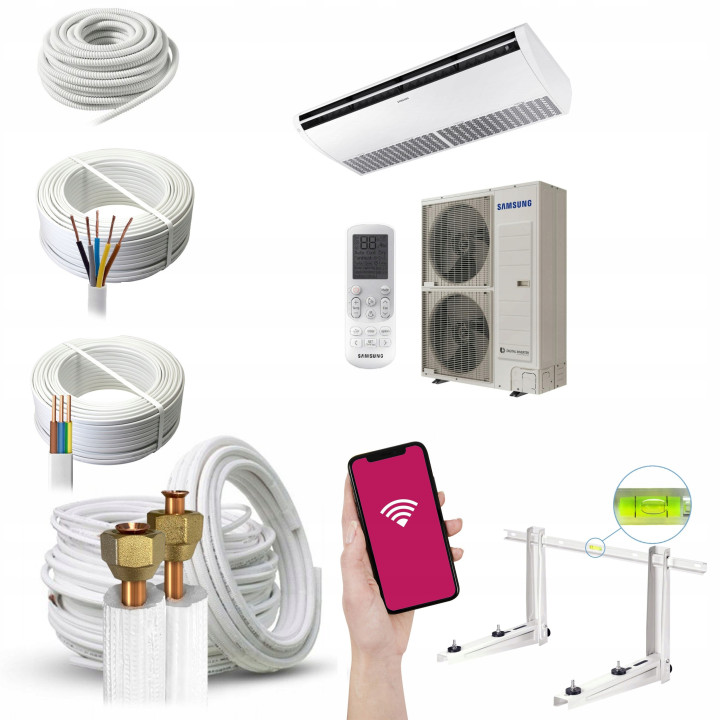Klimatyzator podsufitowy Samsung Big Ceiling 13,4 kW R32 Zestaw 4mb
