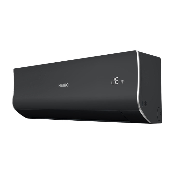 Klimatyzacja ścienna Heiko Rosa Black 3,5kW + zestaw montażowy 3mb Rodigas