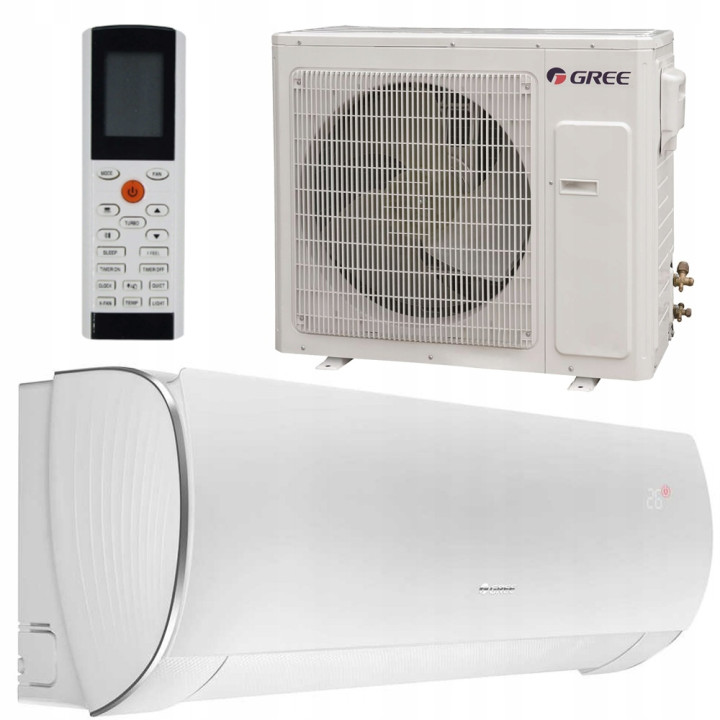 KLIMATYZACJA ścienna GREE Fairy White 2,7kW WiFi Mocny Klimatyzator