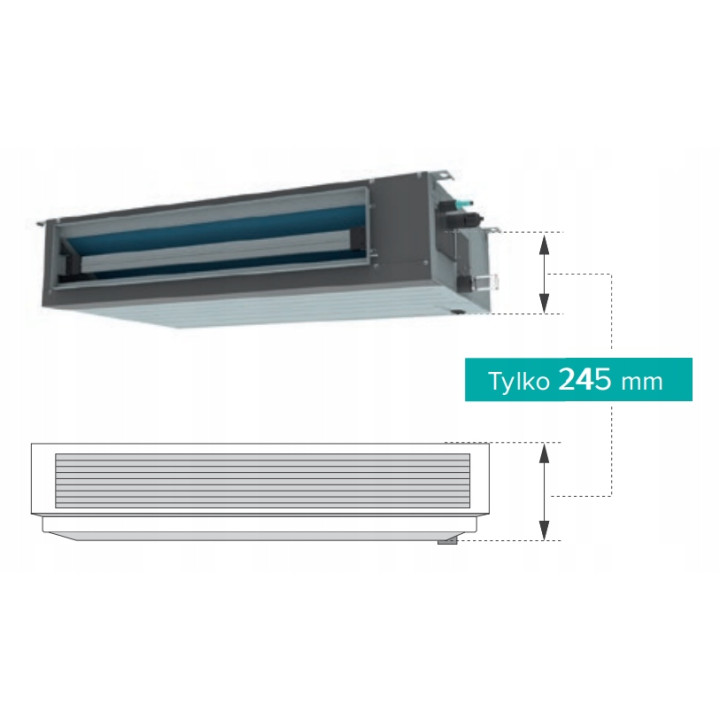 Klimatyzator kanałowy Hisense ADT52UX4RCL8 5,0kW