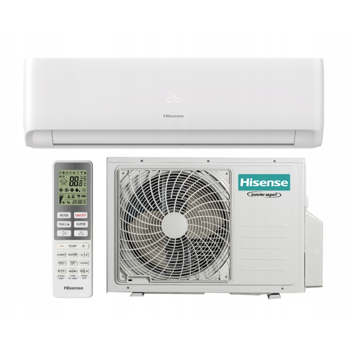 Klimatyzator ścienny Hisense Expert Comfort 6,5 kW z WiFi + lampa UVC