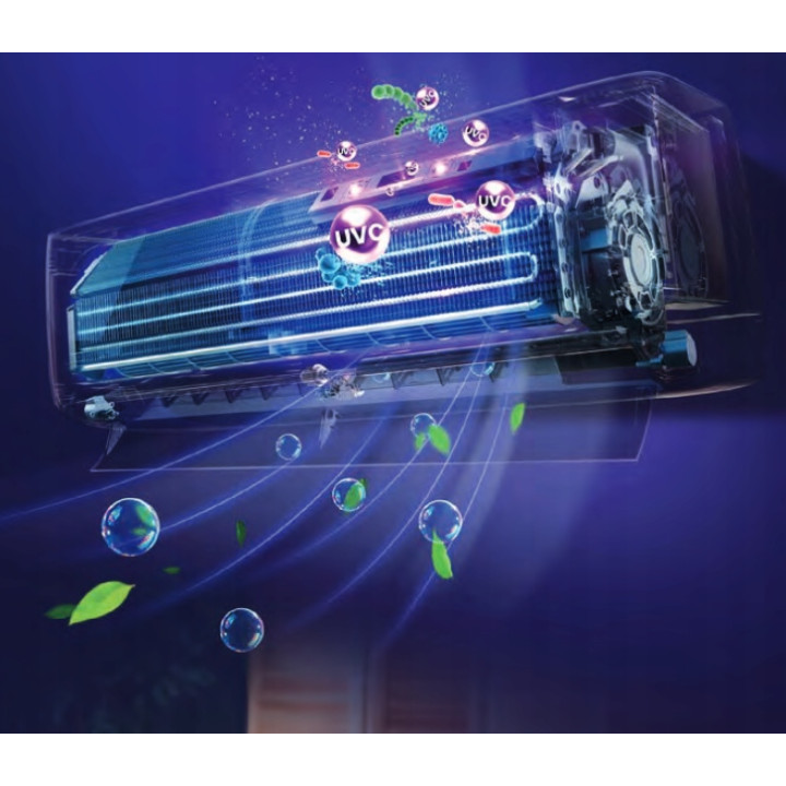 Klimatyzator ścienny Hisense Expert Comfort 6,5 kW z WiFi + lampa UVC