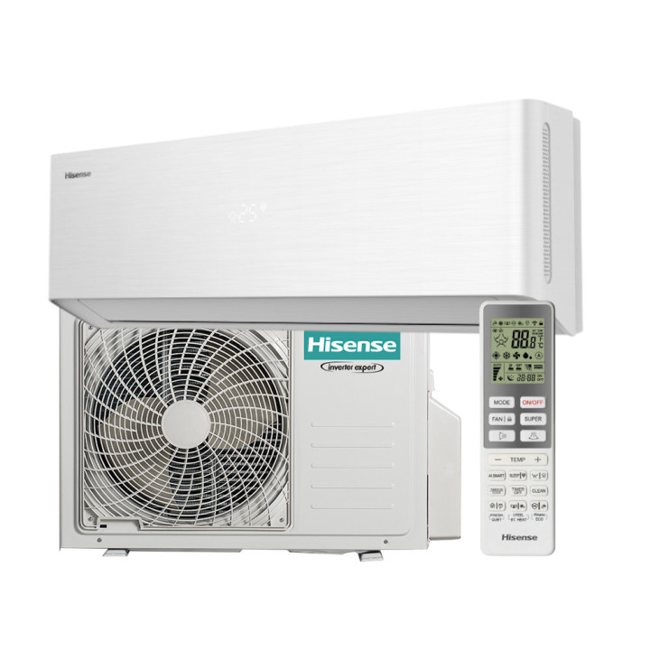 Klimatyzator z grzaniem Hisense 2,6 kW Energy Pro X z WiFi i EEV klasa A+++