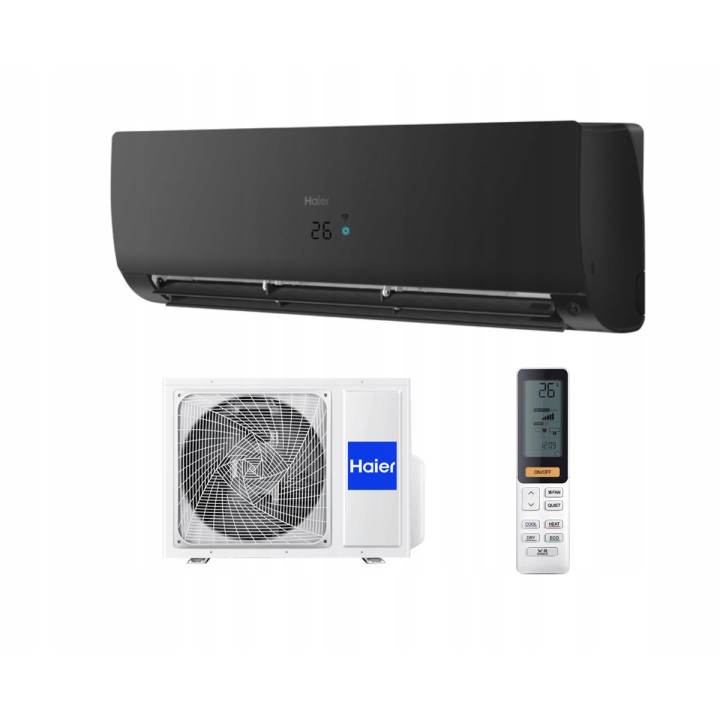 Klimatyzacja Haier FLEXIS Nordic Black Matt 3,5Kw Grzanie Klimatyzator Grza