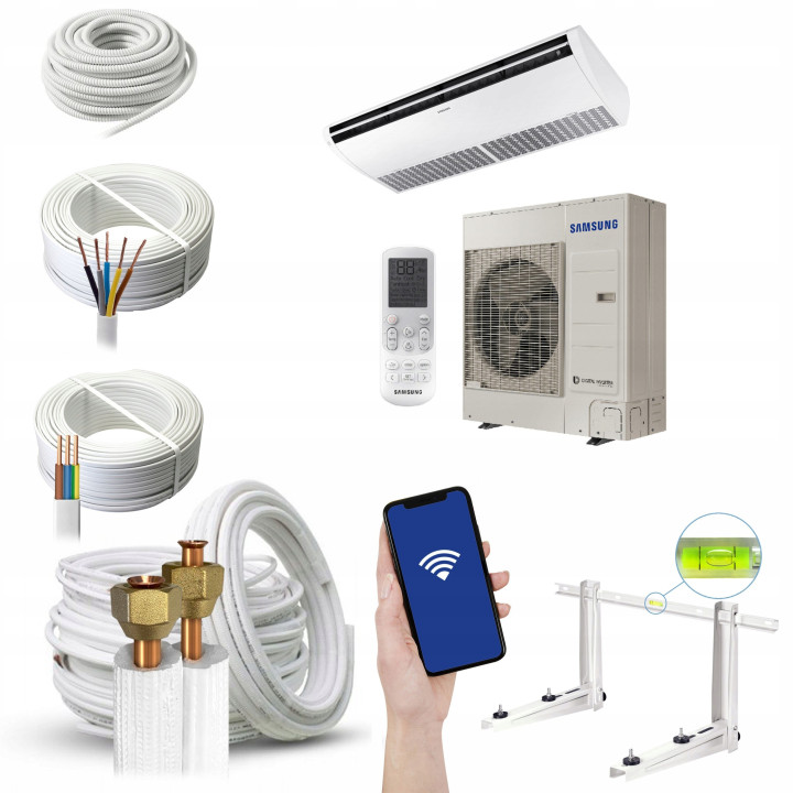 Klimatyzator podsufitowy Samsung Big Ceiling 12,0 kW R32 Zestaw 3mb