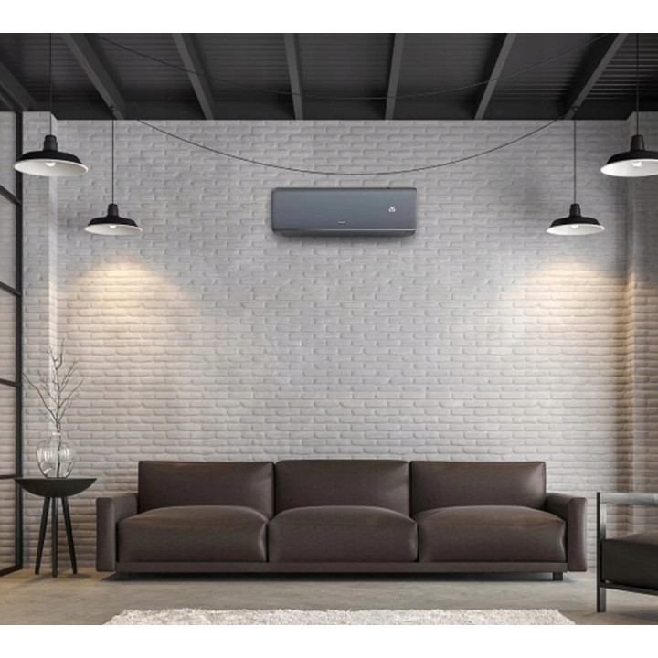 Klimatyzator ścienny AUX Q-Smart Premium Grey 6,7kW iFeel, lampa UV