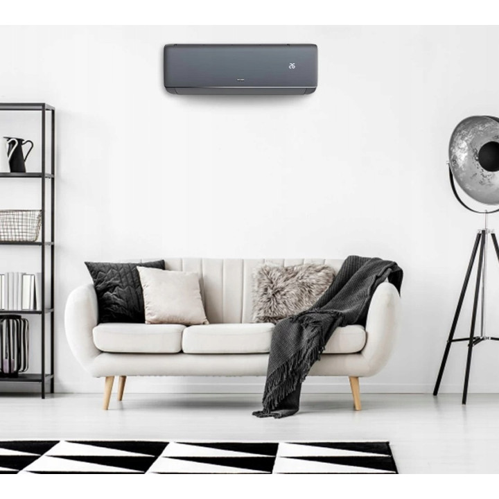Klimatyzator ścienny AUX Q-Smart Premium Grey 5,4kW cichy, nawiew 4D