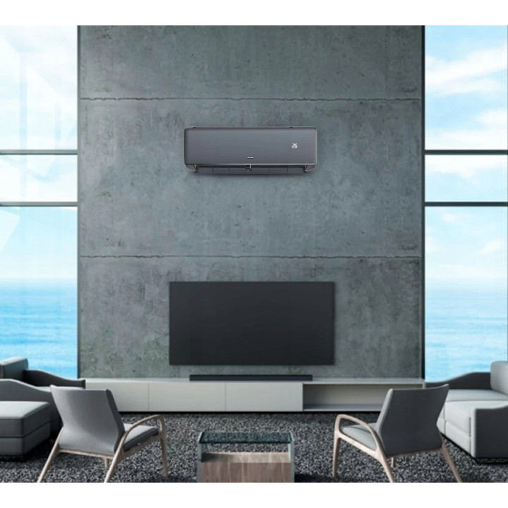 Klimatyzator ścienny AUX Q-Smart Premium Grey 5,4kW cichy, nawiew 4D