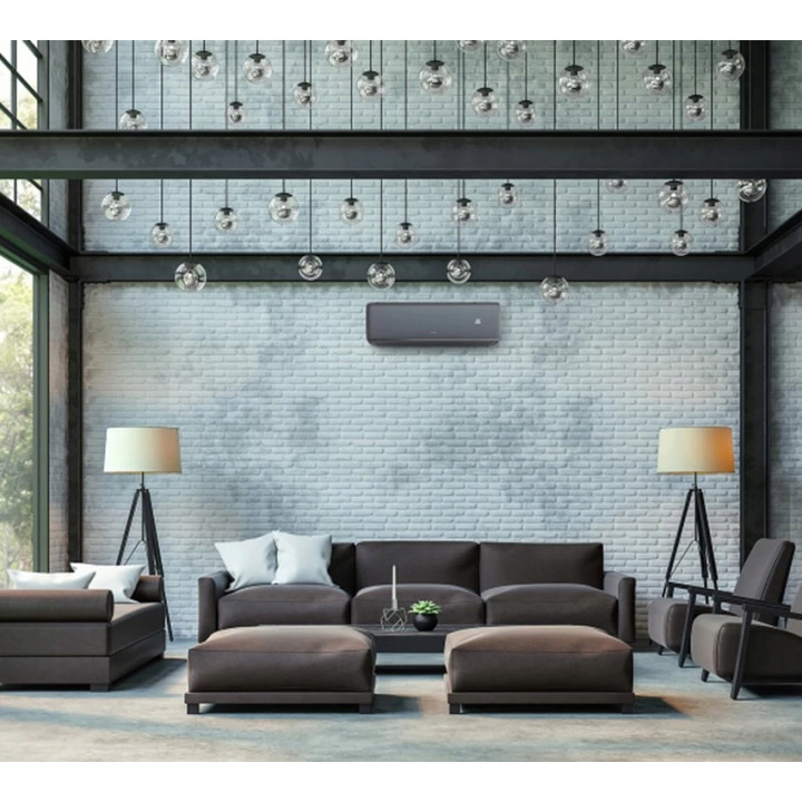 Klimatyzator ścienny AUX Q-Smart Premium Grey 5,4kW cichy, nawiew 4D