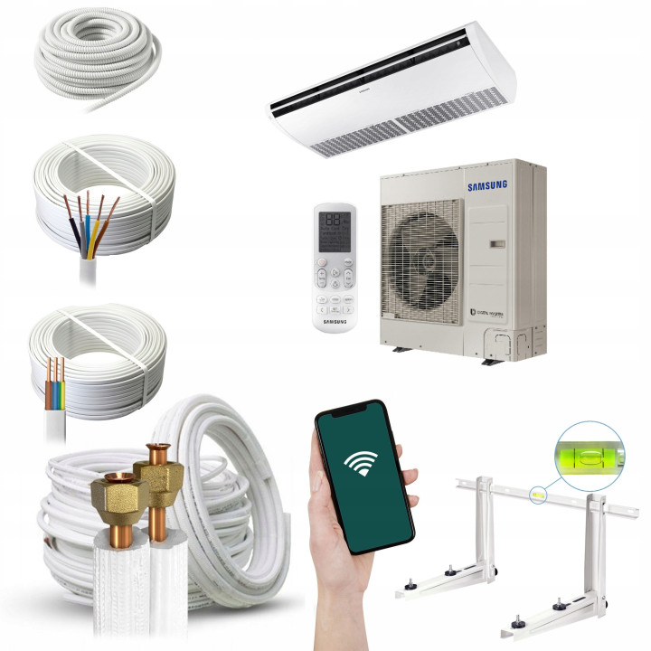 Klimatyzator podsufitowy Samsung Big Ceiling 10,0 kW R32 380V Zestaw 6mb