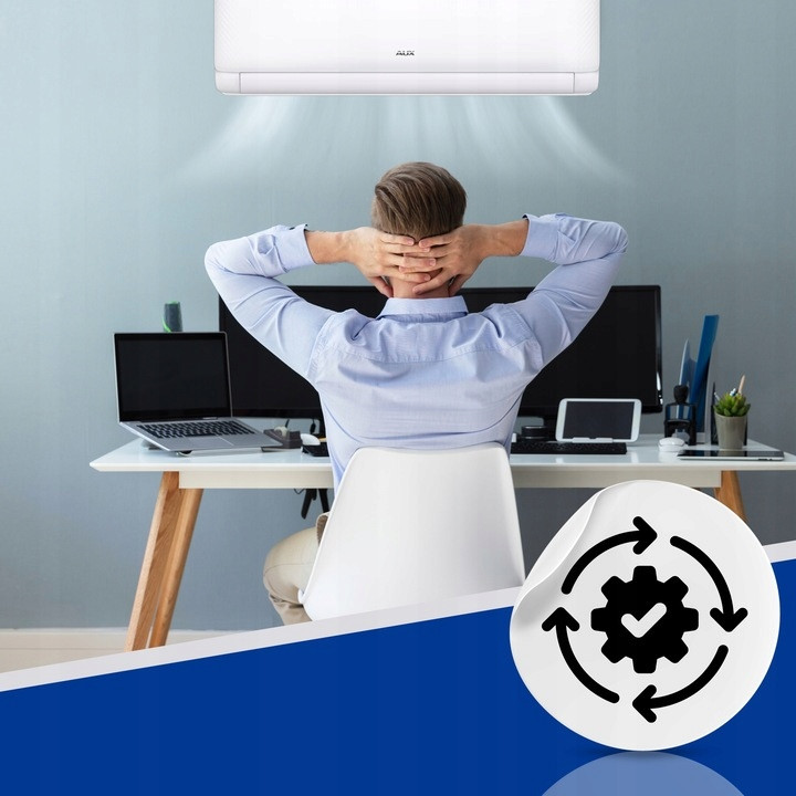 Klimatyzator ścienny AUX Q-Smart Eco 3,5 kW do domu ścienna WiFi Wi-Fi
