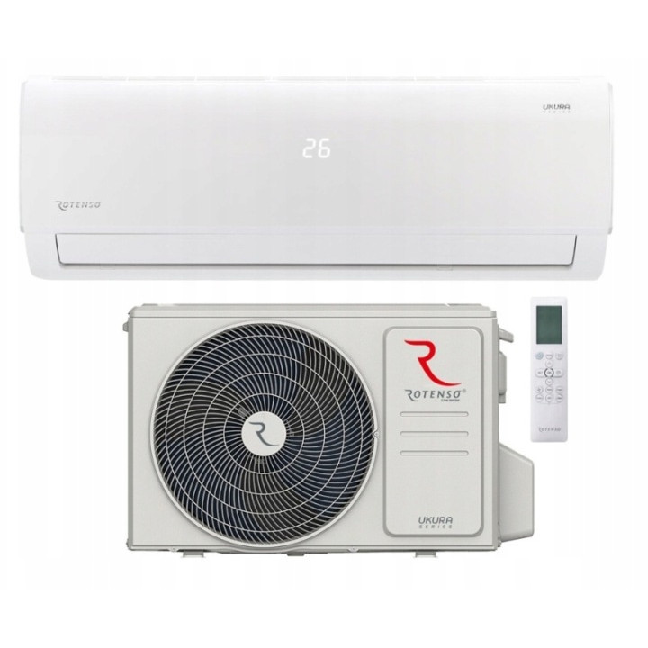 Klimatyzacja ścienna ROTENSO Ukura 3,5 kW WiFi Grzanie Chłodzenie