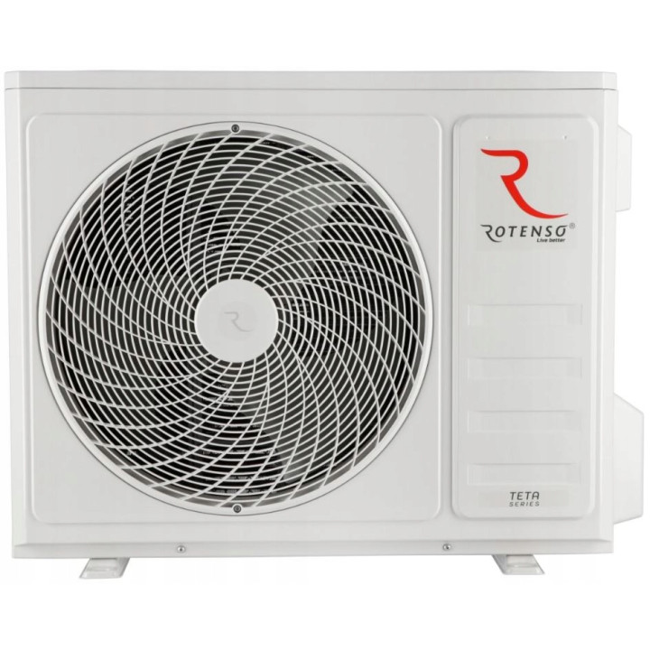 Klimatyzator ścienny Rotenso TETA Mirror 5,1KW Czarny ogrzewanie, lampa UV
