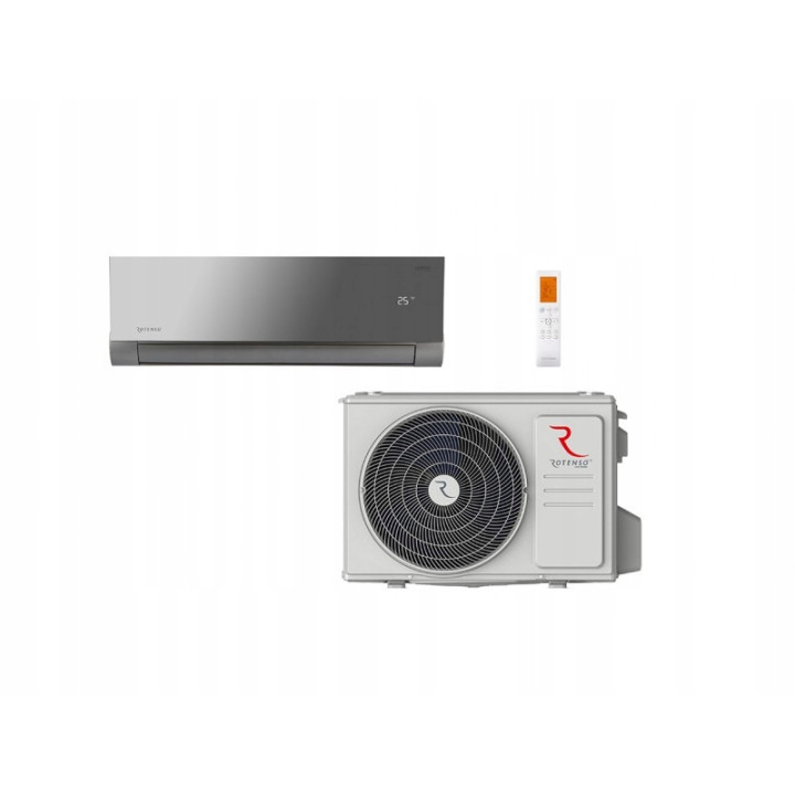 KLIMATYZATOR ROTENSO Versu Mirror 2,6kW WIFI Klimatyzacja Grzanie