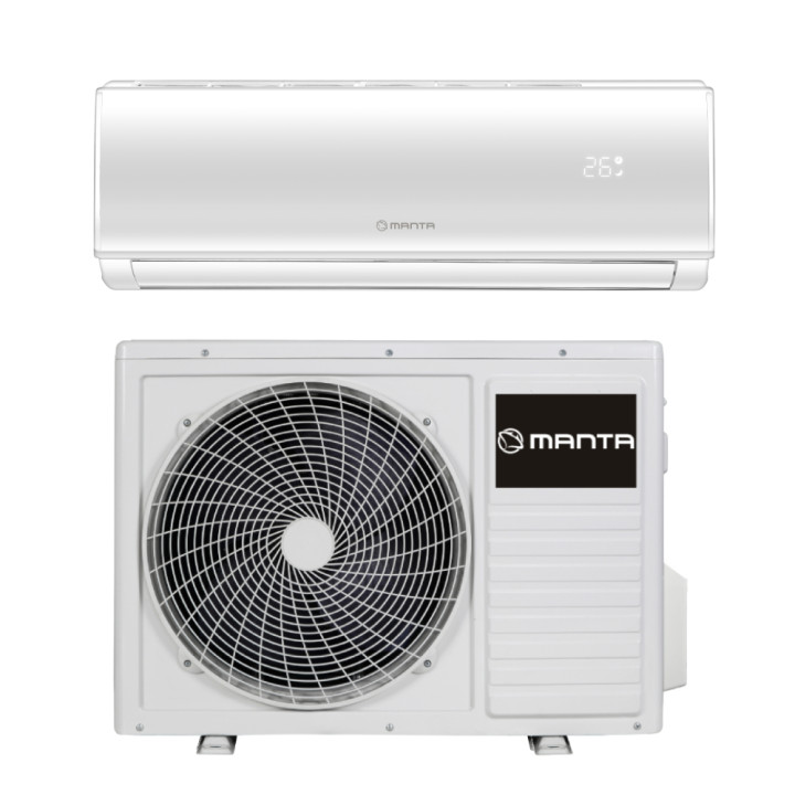 Klimatyzator ścienny MANTA 3,5kW Klimatyzacja WiFi Wydajna Cicha Oszczędna