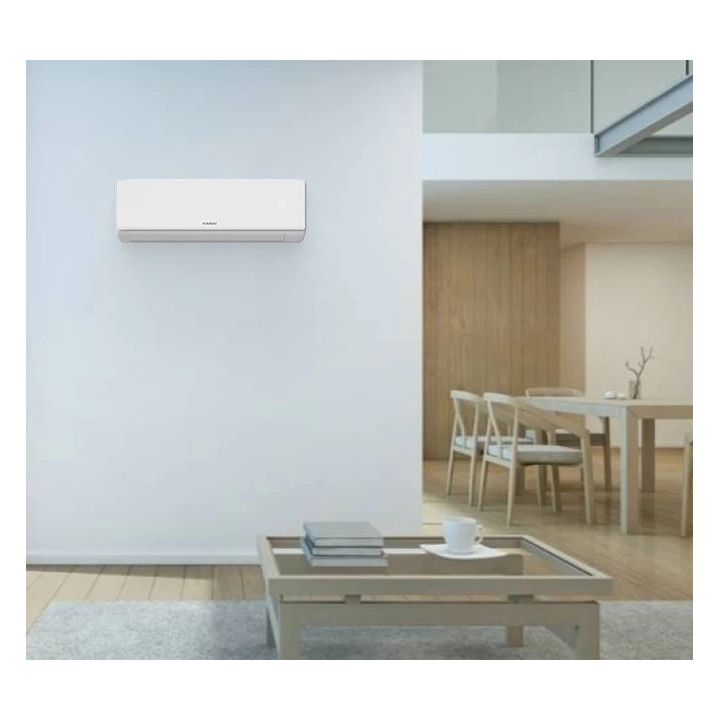 Klimatyzator KAISAI NORDIC 3,5 kW (KNP-12NRHI/KWX-12NRHO) do grzania WIFI