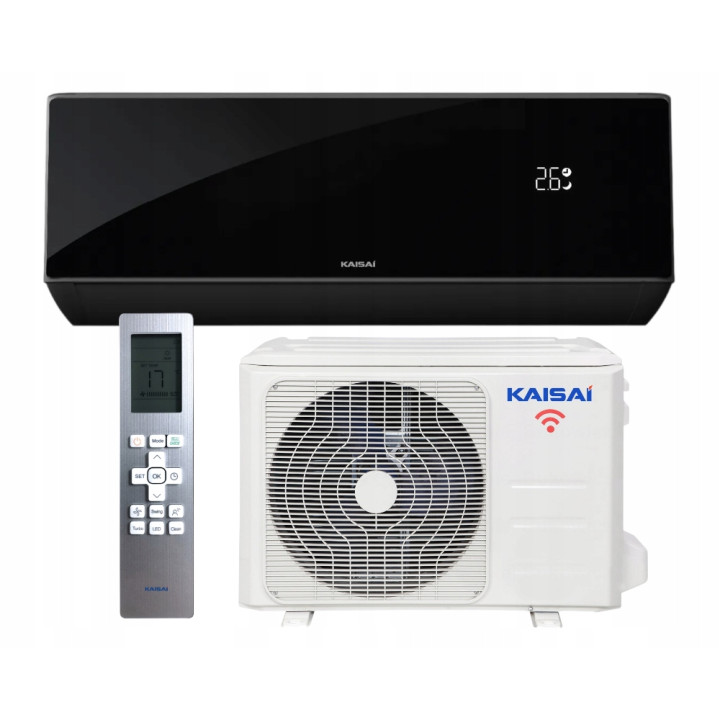 Klimatyzator pompa KAISAI PRO HEAT+ Black 5,2kW