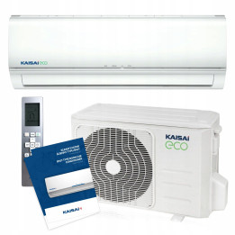 Klimatyzator ścienny KAISAI ECO Split 3,5kW 40m2 do domu biura klimatyzacja