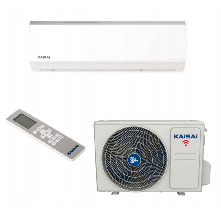 Klimatyzacja ścienna KAISAI FLY 3,5kW Pilot WiFi Wydajny mocny grzanie
