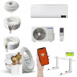 Klimatyzator Samsung WindFree Deluxe ścienny 5,0 kW WiFi R32 Zestaw 6mb