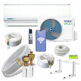 Klimatyzator ścienny KAISAI ECO 2,6kW do domu wydajny Zestaw ARMACELL